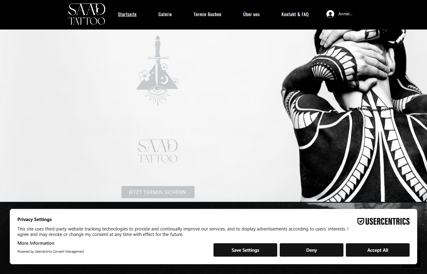 Saad Tattoo website